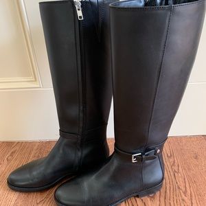 Banana Republic Black Riding Boots size 7.5